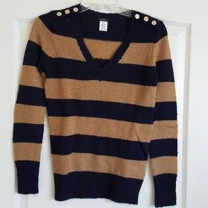 New J.Crew Striped Sweater Size XXS